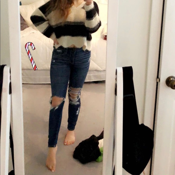 Grey Bandit Wren Stripped sweater - Picture 2 of 3